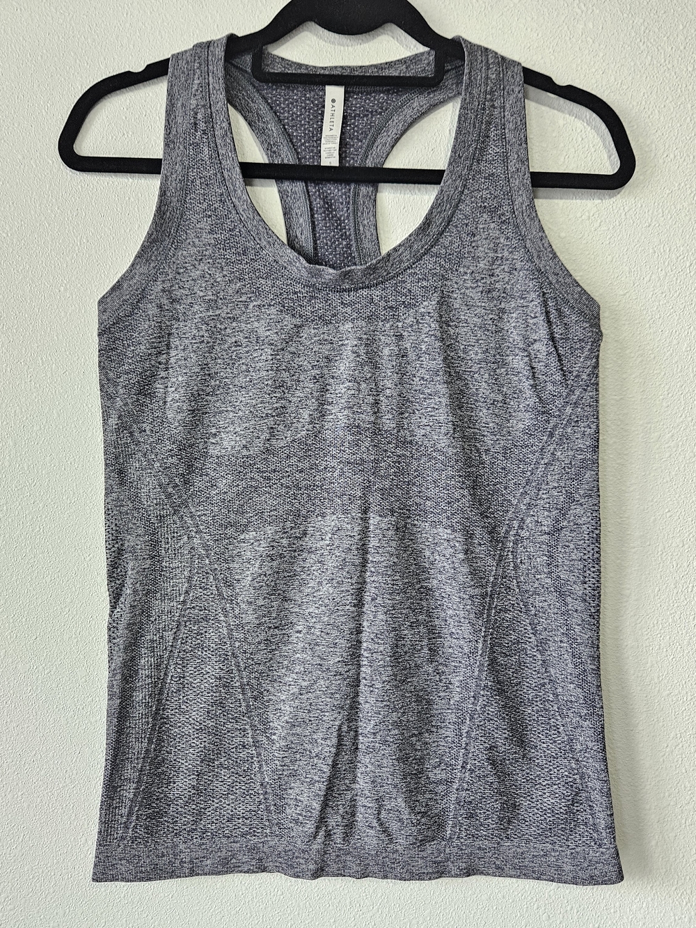 Athleta Gray Marled Racerback Tank Size Small
